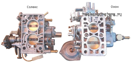 Дроссельные заслонки Солекс и Озон