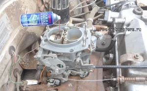 Самостоятельная безразборная прочистка карбюратора Солекс