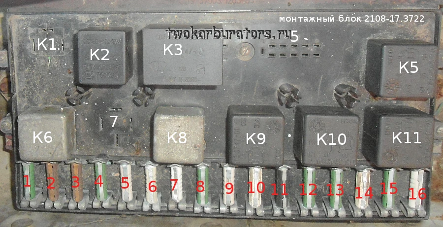 На снимке монтажный блок 2108-17.3722