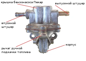 Это бензонасос Пекар, устройство