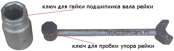 Специальный ключ для разборки рулевой рейки